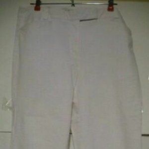 Lizgolf Women Stretch Pant Sz 12 Audra White Capri